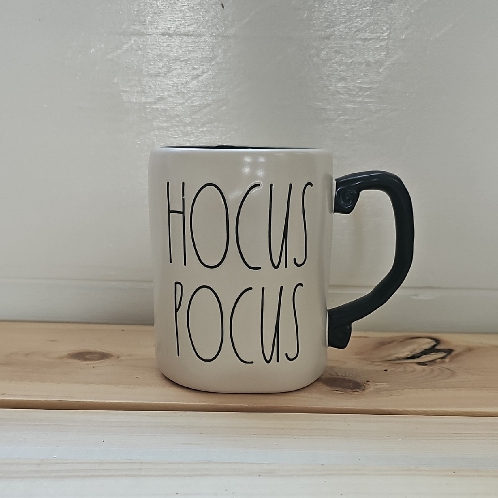 Rae Dunn Hocus Pocus Mug - Cream and Black